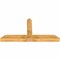 Ekena Millwork Portland Rough Sawn Timber Gable Bracket, Western Red Cedar, 72"W x 36"H x 6"D x 6"F, 12/12 Pitch GBW072X36X0606POR00RWR - alternate 5